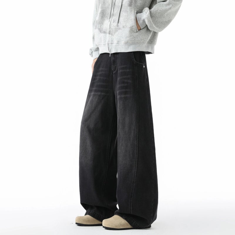Unisex Classic Denim Jeans Loose Fit Daily Outdoor Wear - Image 5