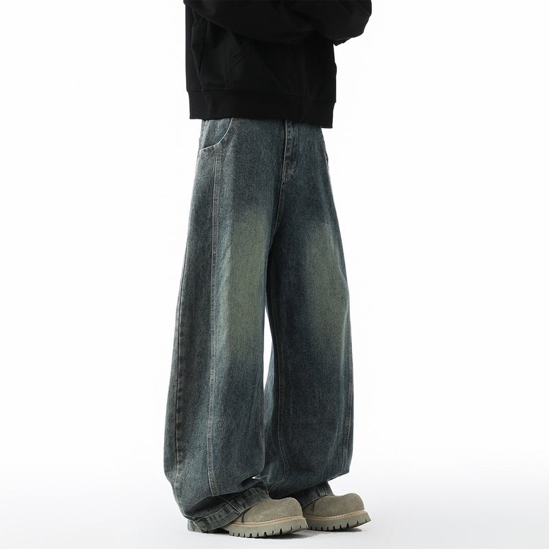 Unisex Classic Denim Jeans Loose Fit Daily Outdoor Wear - Image 4