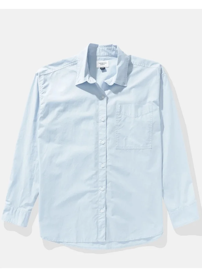 American Eagle AE Oversized Perfect Button-Up Shirt