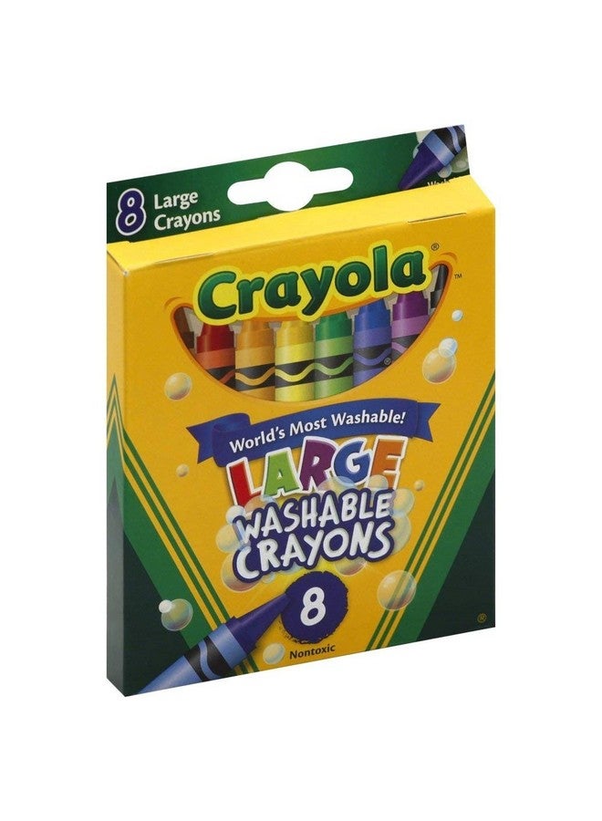 Crayola 17 Pack Crayola Washable Crayons Large 8Ct - Image 1