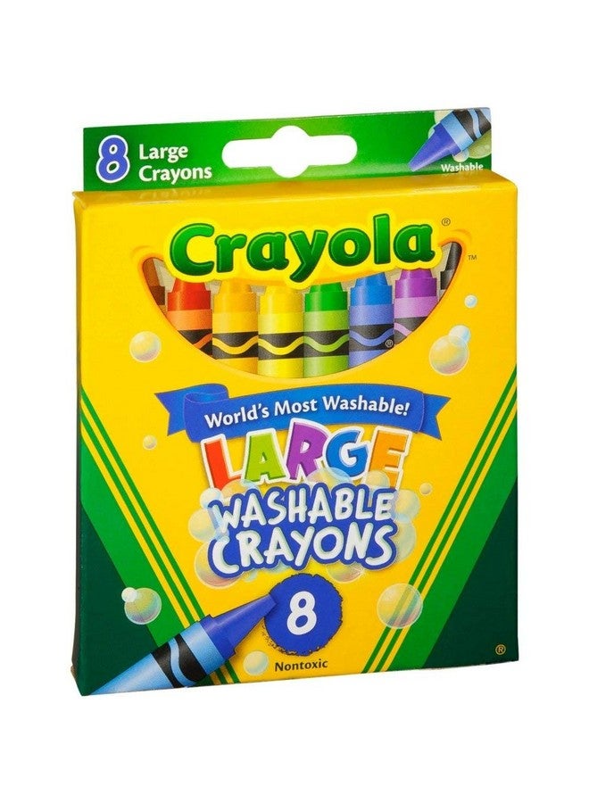 Crayola 17 Pack Crayola Washable Crayons Large 8Ct - Image 3