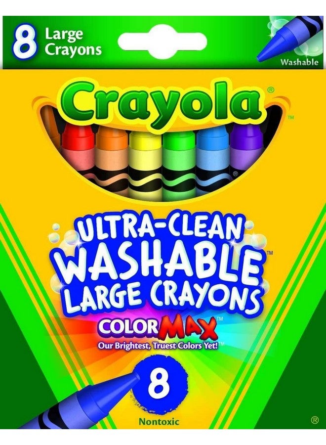 Crayola 17 Pack Crayola Washable Crayons Large 8Ct - Image 5