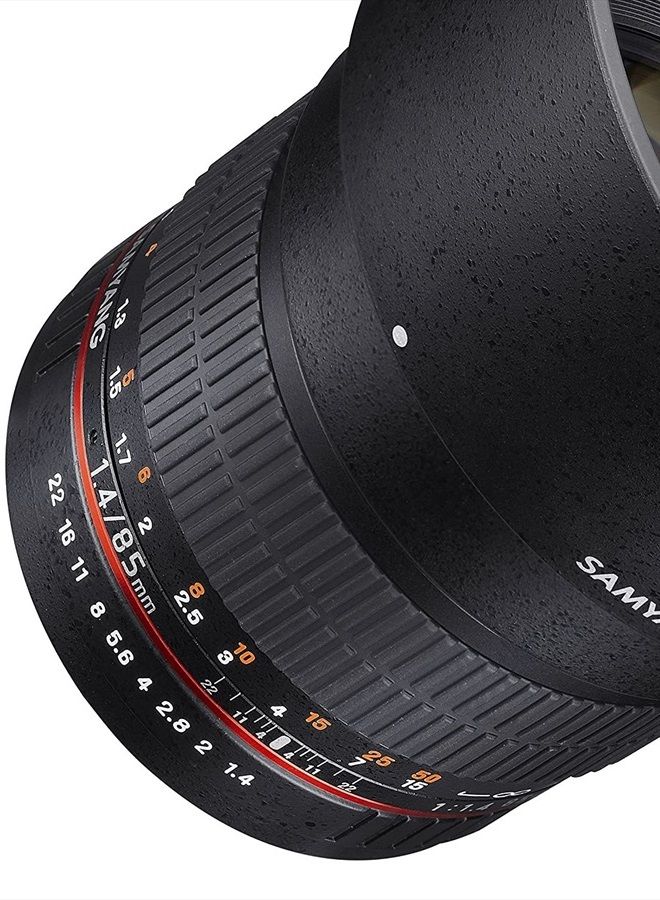 Samyang SY85M-FX 85mm F1.4 Ultra Wide Lens for Fuji X Mount Cameras,Black  - Image 3