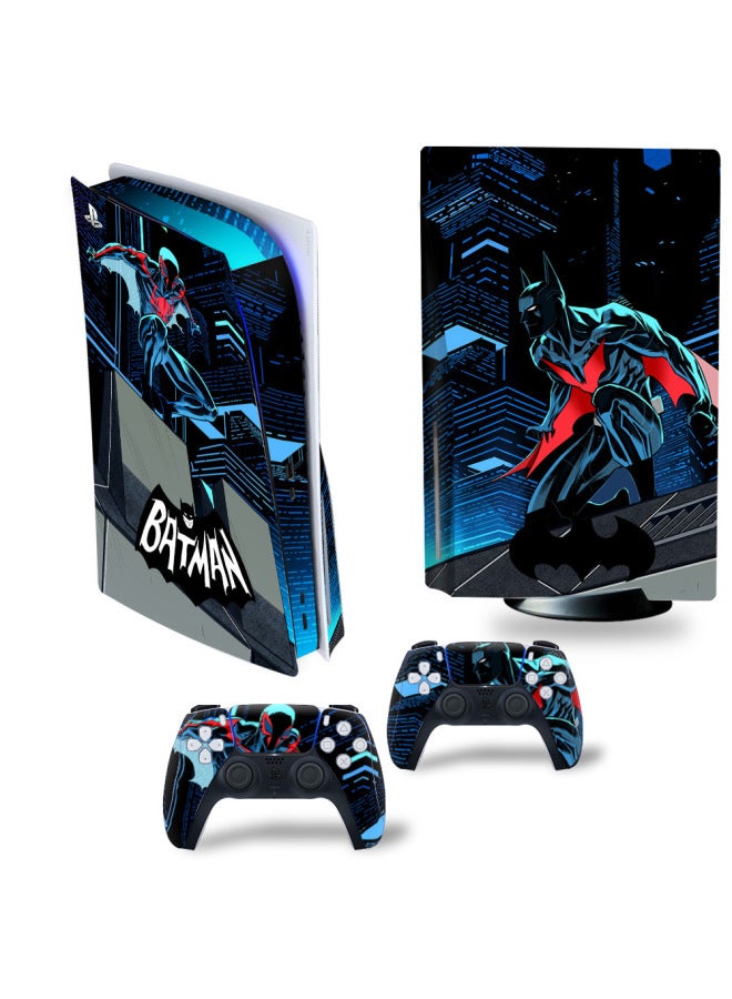 General PS5 CD-ROM Game Machine Sticker Cool Host Sticker Protective Film Marvel Theme Sticker Environmental Protection No Glue-Color:XY-PS5Disk-1232  - Image 1