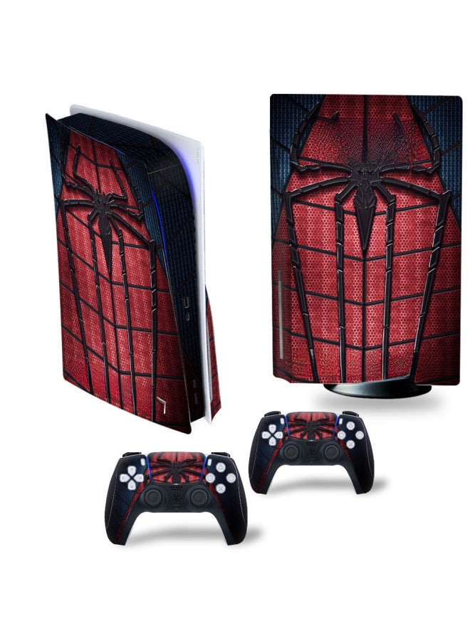 General PS5 CD-ROM Game Machine Sticker Cool Host Sticker Protective Film Marvel Theme Sticker Environmental Protection No Glue-Color:XY-PS5Disk-1232  - Image 3