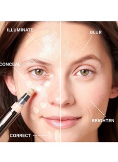 SYOSI Cushion Complexion Multitasking Skin Perfecter Concealer, Foundation, Brightener, Contour Stick Infused with Turmeric Buildable Medium to Full Coverage Natural Finish  - Image 2