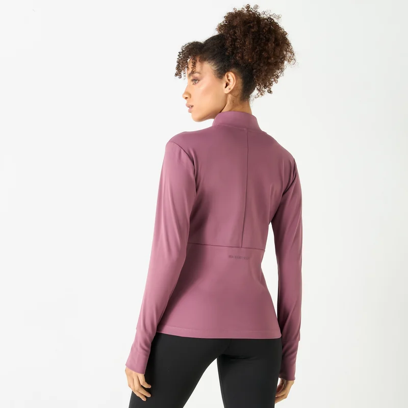 ADOT by Splash High Neck Zip Through Jacket with Pockets