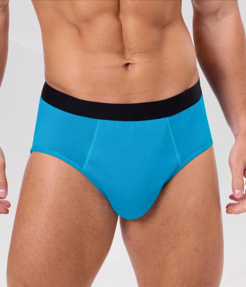 SUNCHIRI Incontinence Underwear for Men, 150ML Absorbent Washable Protective Leak Proof Reusable, Briefs 3 Pack (Multicolor01, Large) - Image 5