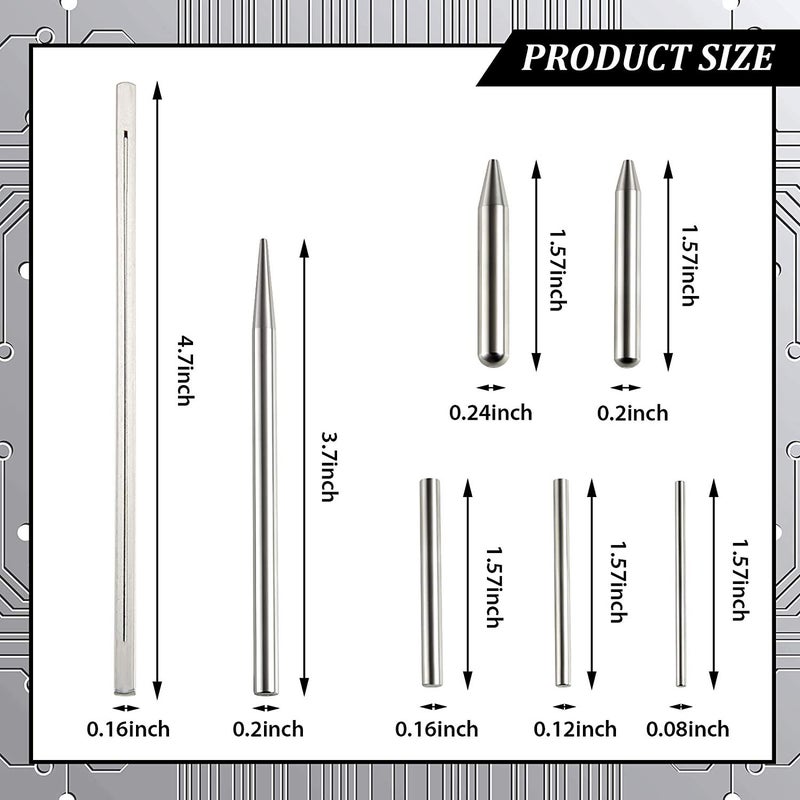 17 Pieces Metal Puzzle Tools Suit For 3D Model Building Repairing And Fixing Jewelry Pliers Set - Image 3