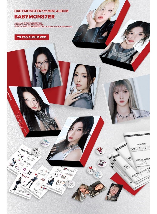 dreamus دريماس بيبي مونستر - الألبوم المصغر الأول بيبي مونستر YG TAG نسخة الألبوم (نسخة عشوائية)، YGP0383 - Image 2
