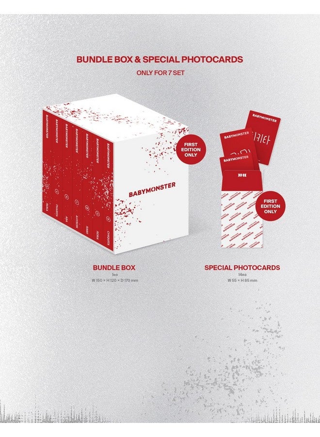 dreamus دريماس بيبي مونستر - الألبوم المصغر الأول بيبي مونستر YG TAG نسخة الألبوم (نسخة عشوائية)، YGP0383 - Image 4