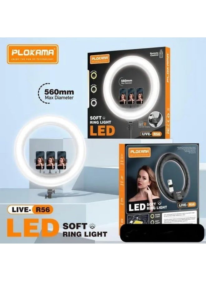 PLOKAMA R56 Soft LED Ring light 56cm - Image 4