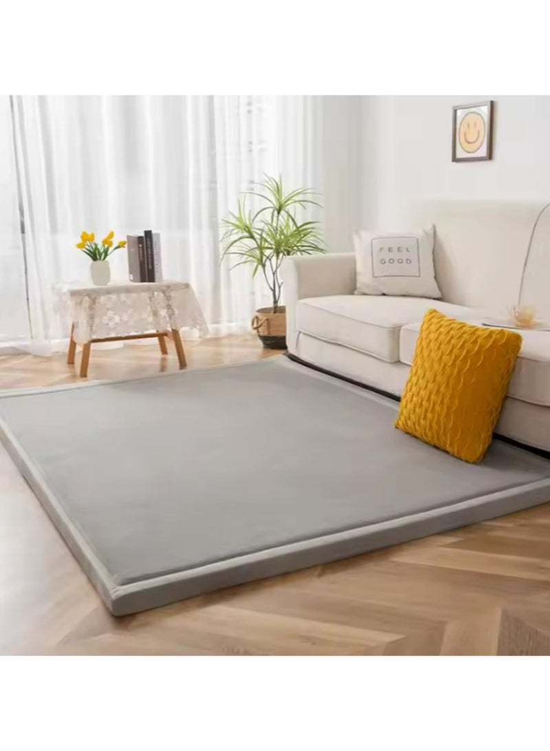 MONOGUE Modern Fluffy Area Rug Soft Velvet 2cm Thick Washable Carpet Anti Slip Floor Mat for Bedroom Living Room - Image 4