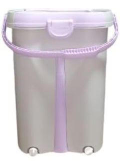 Cleaning bucket - 18 litre capacity with 100% microfiber mop and shatter-resistant material Q