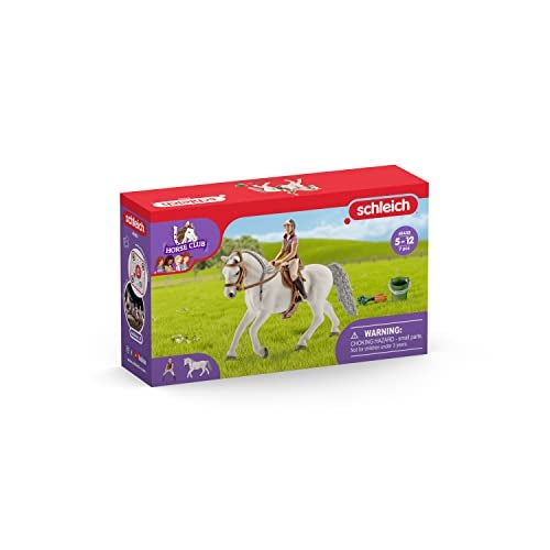 Schleich Horse Club - 7 PC Rider and Horse Toy Playset with Accessories - Realistic Rider and Lipizzaner Mare Figurine - Fun Toys for Girls and Boys - Collectible Figures for Kids Ages 5+ - 41433 - Image 3