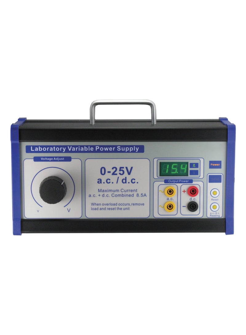 King Mariot Laboratory Power Supply Variable 0-25V 8.5A | LED Digital Display | AC/DC Voltage Selection | Microprocessor Controlled Trip