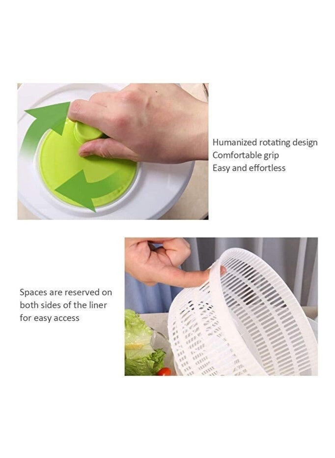Macon Salad dryer and vegetable washer (large capacity 3 liters) - Fruit and lettuce dryer - Image 2