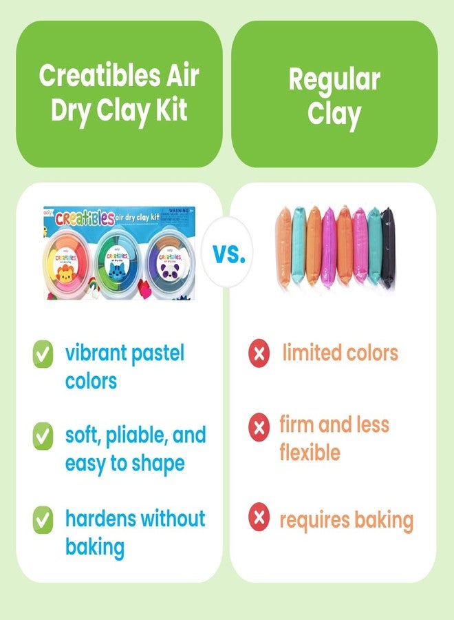 Ooly Creatibles Air Dry Clay Jewelry Kit for Kids, DIY Art Jewelry Making Kit with 6 Clay Colors, Beads, Shaping Tool, and Elastic Yarn, Non-Toxic Gifts for Kids Ages 6 and Up - Image 3