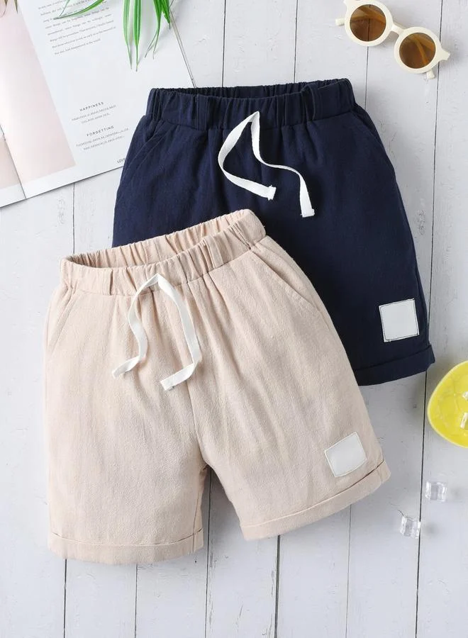 تايك تو Pack of 2 - Kids Solid Regular Shorts