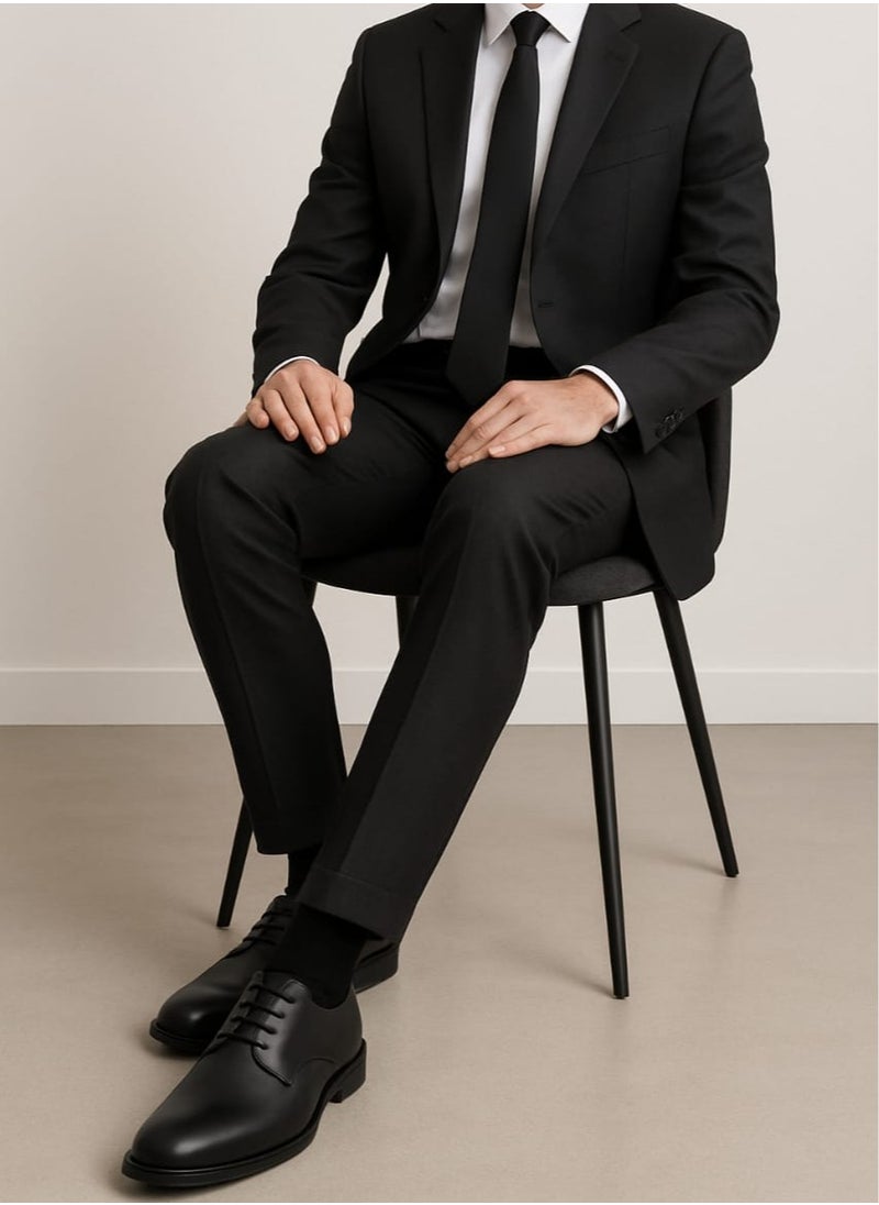 Generic - Classic men's shoes, genuine leather, ideal for formal occasions, office wear, or business meetings. - Image 1