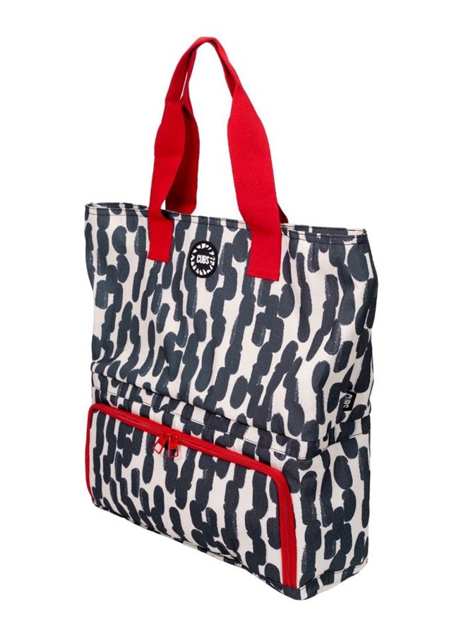 CUBS - Cooler Black & White Dots Tote - Image 1