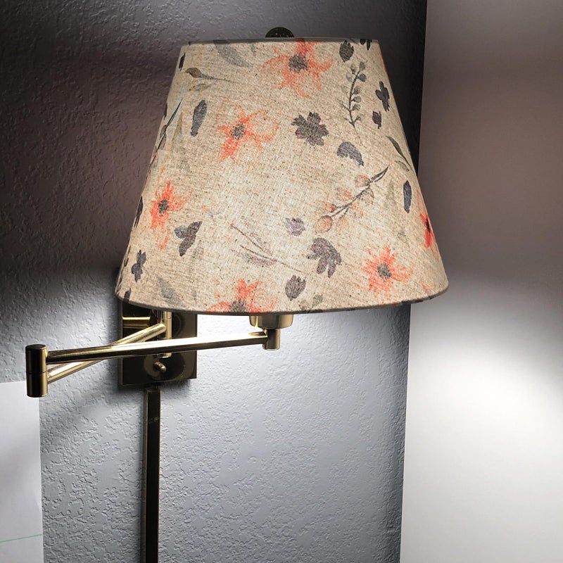 TOOTOO STAR Small Lamp Shades,6"Ã— 10"Ã— 7.5" Art Deco Lampshades for Table Lamps & Wall Lamp,Print Lamp Shade Replacemnt - Image 5