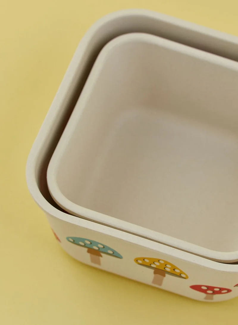 Cath Kidston 2 Pack Bamboo Lunch Box