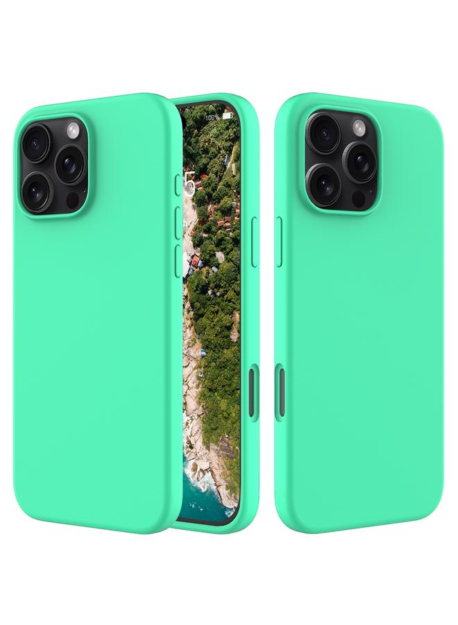 S-TOP Case For iPhone 16 Pro Max Solid Color Silicone Phone Case - Image 1