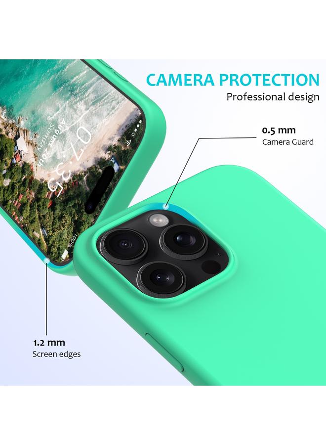 S-TOP Case For iPhone 16 Pro Max Solid Color Silicone Phone Case - Image 2