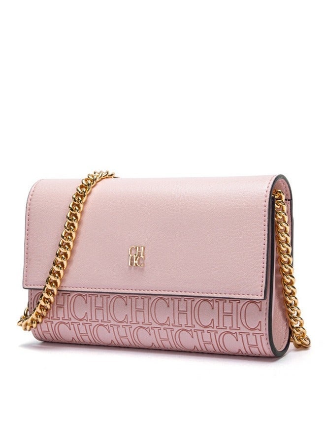 CH CH Women's Fashion Shoulder Bag with Adjustable Chain Strap - Exquisite Handmade Craft, Classic Elegant Design for Daily Use, Available in Various Colours - Image 1