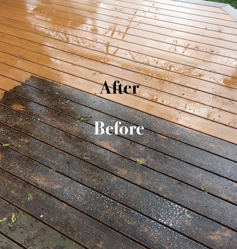 DeckMax Premium Deck Cleaner Kit | Deck Cleaner and Mildew Remover | Cleans up to 1,500 Sq. Ft. | Safe for Trex, Timbertech & Wood Decking | Powerful & Eco-Friendly Deck's Cleaning Solution - Image 2