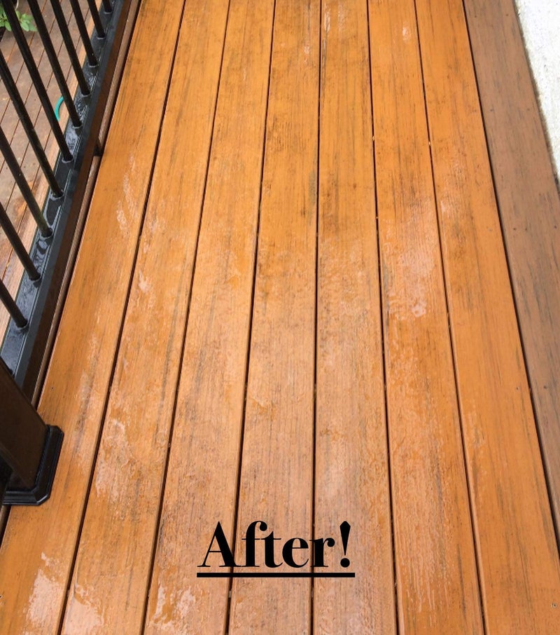 DeckMax Premium Deck Cleaner Kit | Deck Cleaner and Mildew Remover | Cleans up to 1,500 Sq. Ft. | Safe for Trex, Timbertech & Wood Decking | Powerful & Eco-Friendly Deck's Cleaning Solution - Image 5