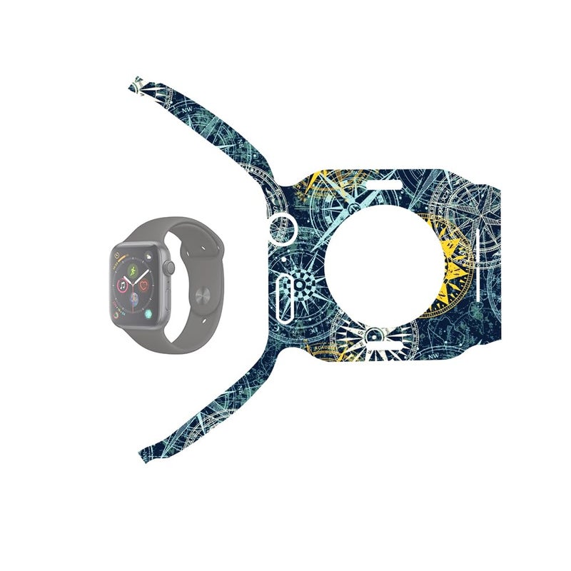 90STETHIX - Compatible for Apple iWatch Series 4 (44mm) - Watch Skin Wrap/Vinyl Skin Sticker Decal (57) - Image 1