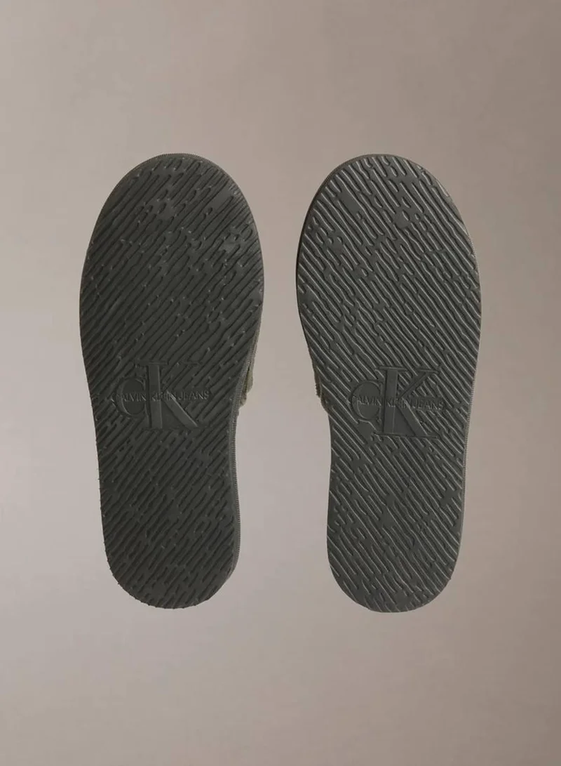 Calvin Klein Jeans Beluga Soft Padded Corduroy Slippers for Women | Best Price UAE