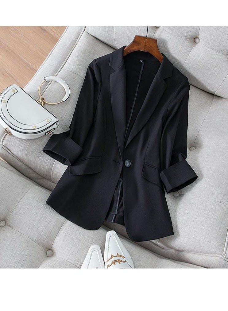 KUYING New Blazer Slim Fit Suit Women's Top 