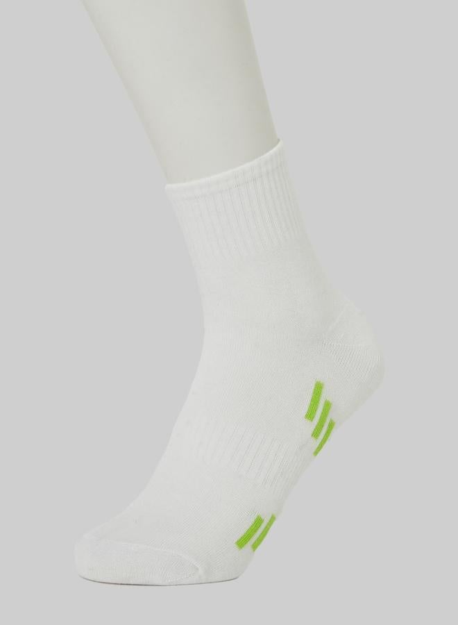 Styli Pack of 5- Striped Detail Ankle Socks - Image 4