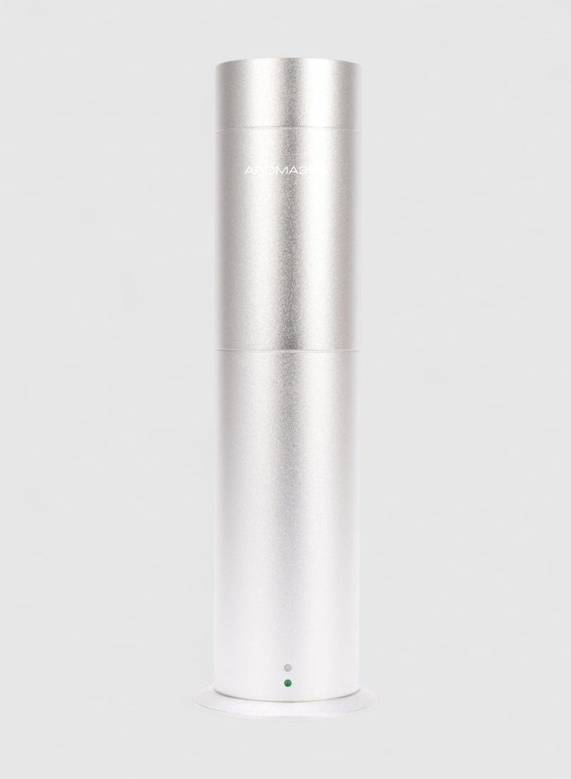 AROMA360 Mini Pro Essential Oil Diffuser - 600 sq ft Coverage - Aromatherapy Scent Diffuser for Home - Air Freshener - Compatible with Pro-Pod Oil- Silver & Chandelier Pro-Pod Oil Blend - Hotel Inspired for Luxury Essential Oil Diffusers - Aromatherapy Scent Diffuser Oil - Bergamot, Sweet Berry, and Oakmoss Bundle - Image 2