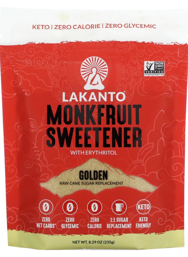 Monkfruit Sweetener with Erythritol Golden 8.29 oz (235 g)