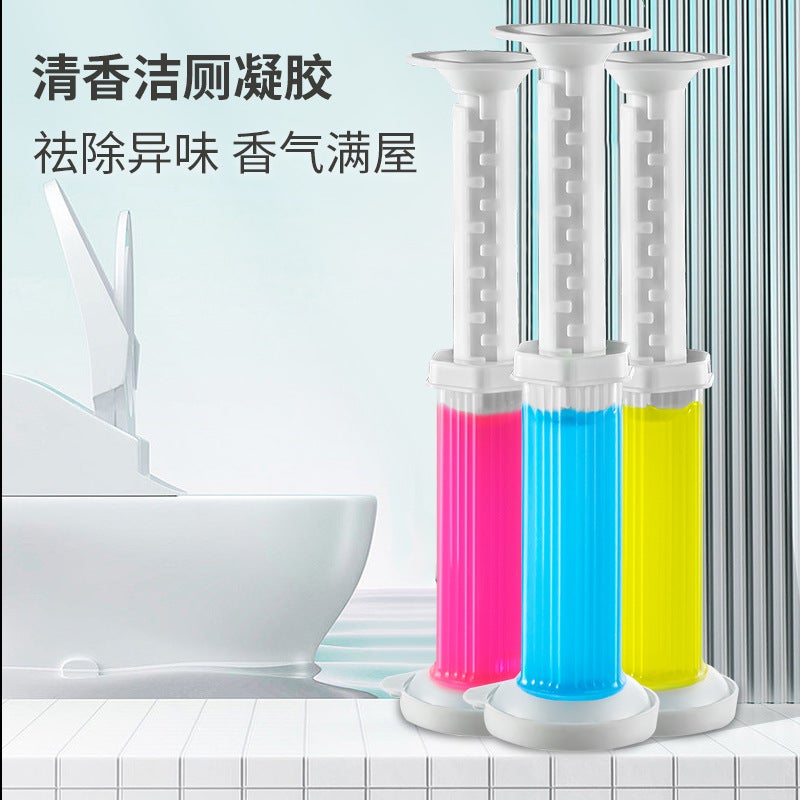 Bathroom Toilet Toilet Flower Deodorization And Odor Removal Cleaning Gel Toilet Cleaning Spirit Cleaner Blue Bubble Toilet - Image 2