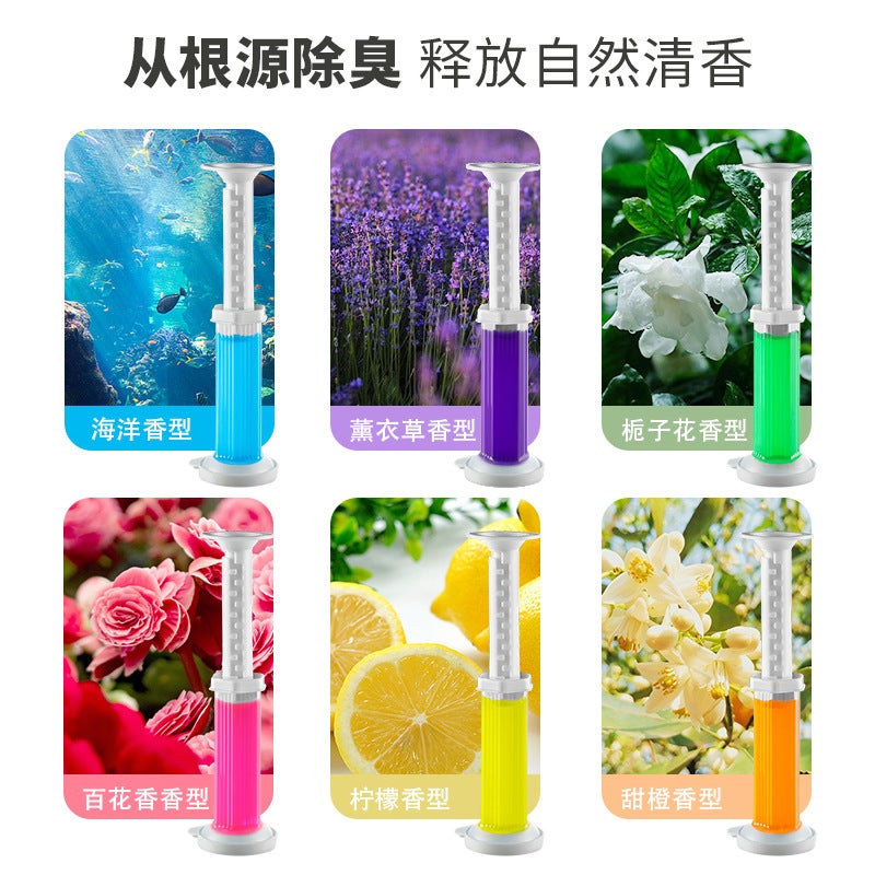 Bathroom Toilet Toilet Flower Deodorization And Odor Removal Cleaning Gel Toilet Cleaning Spirit Cleaner Blue Bubble Toilet - Image 3