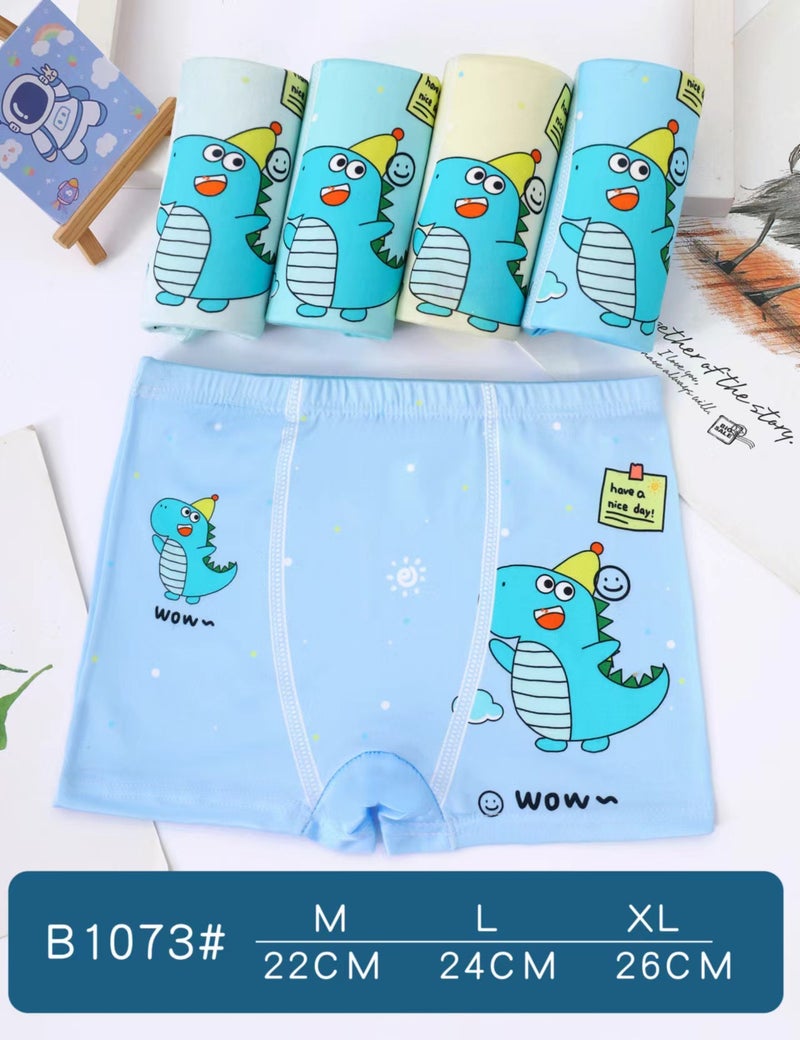 Kids Cartoon Briefs Cute Unisex Underwear Little dinosaur  - Image 1