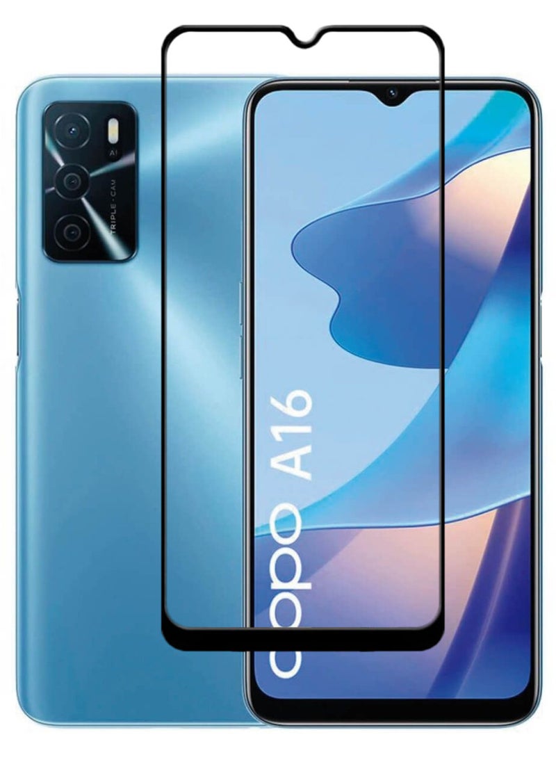 ACLIX Antistatic ESD Dustproof Premium Quality High Definition Tempered Glass Screen Protector Designed For Oppo A16 - Image 1