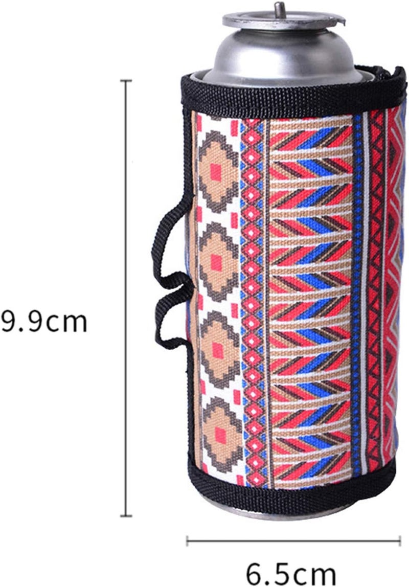 klarako Camping Gas Canister Tank Cover Protector Camping Fuel Bottle Storage Bag 6.5x9.9cm - Image 4