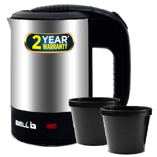 iBELL SEK105 Electric Kettle With Removable Lid, 0.5 Ltrs, 950W Highly Polished Stainless Steel (Silver) - Image 1