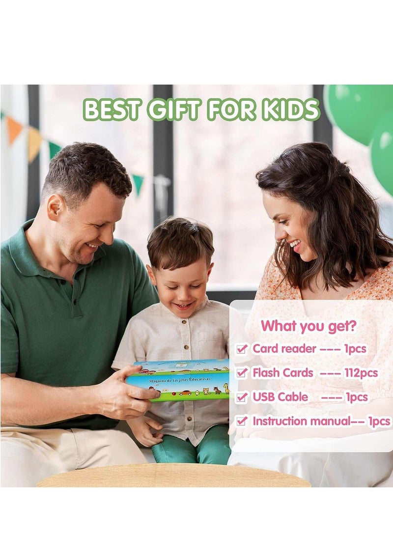 موردلي بطاقات تعليمية، أصدقاء يتحدثون، مفردات اللغة العربية، ألعاب تعليمية للأطفال من عمر 1 إلى 5 سنوات، 224 كلمة، آلة تعلم، لعبة تفاعلية لمرحلة ما قبل المدرسة، هدية للأولاد والبنات - Image 5