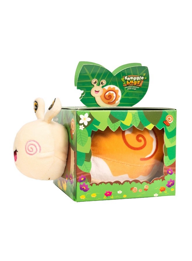 Scentco Snuggle Bugs (Snail)- Cinnamon Roll Scented Plush Toy - Gifts For Kids, Gift Guide, Aromatherapy - Image 1