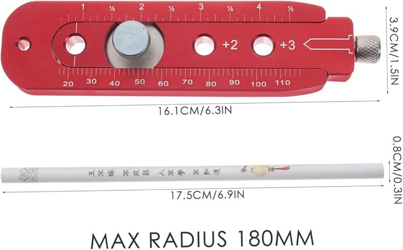 Woodworking Compass Scribing Tool Circle Ruler for Easy Marking 6 Inch - Image 4