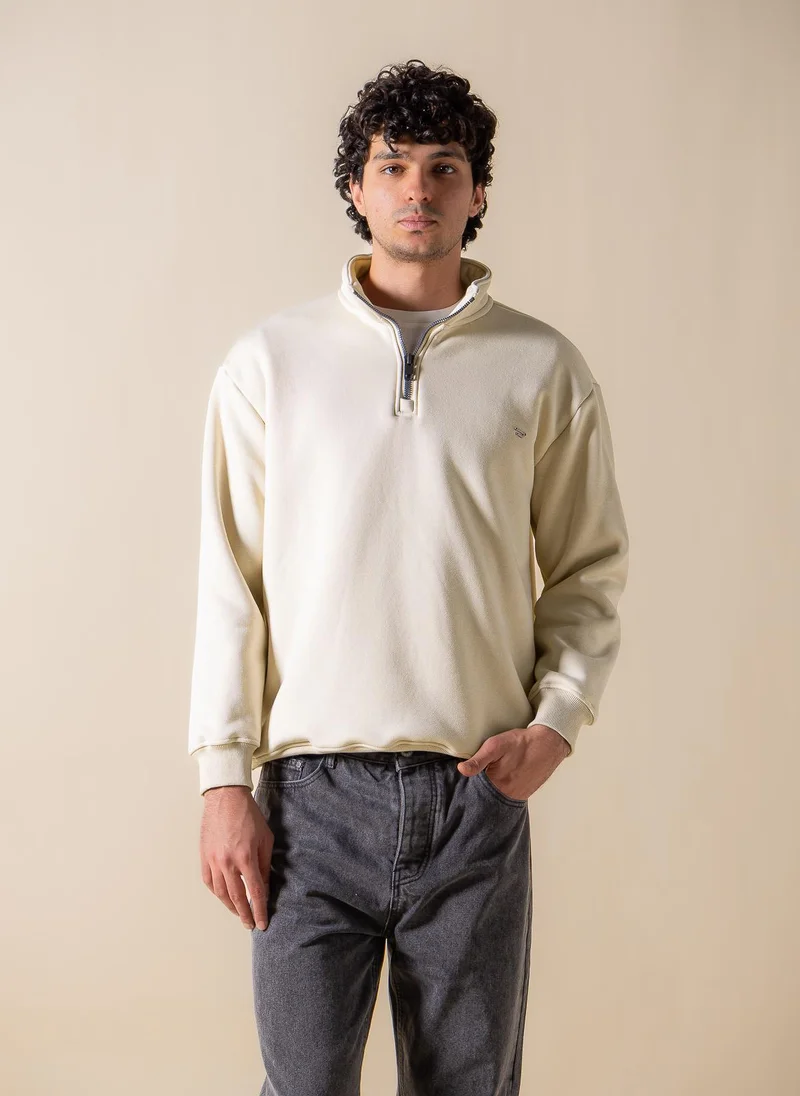 COMFORT QUARTER-ZIP SWEATSHIRT