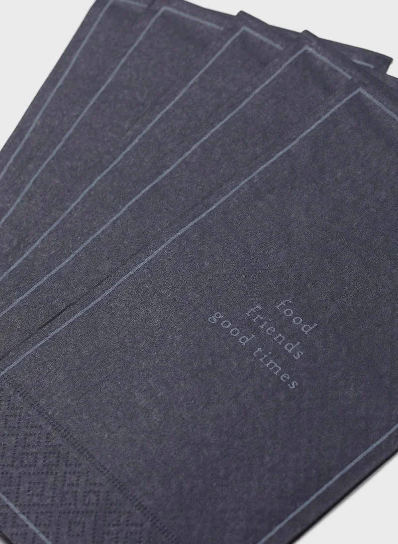 H&M 15-Pack Paper Napkins-20X11