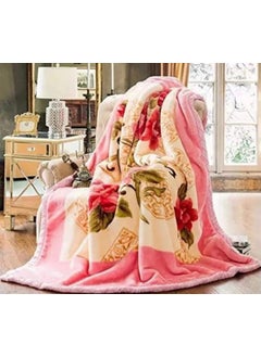 ELSTONE HOME with Device ELSTONE HOME with Device 2 Ply Mink Super Soft Cloudy Double Bed Blanket with a Fancy Bag Packing for Heavy Winter Multicolor King Size 6 